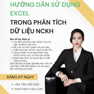 Hướng dẫn sử dụng excel trong phân tích dữ liệu Khóa luận tốt nghiệp, NCKH
